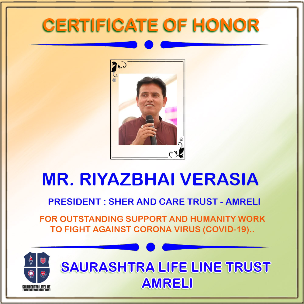 Certificate of Honor